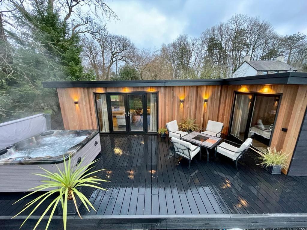 The Cabin@Tyddynucha Caernarfon Esterno foto